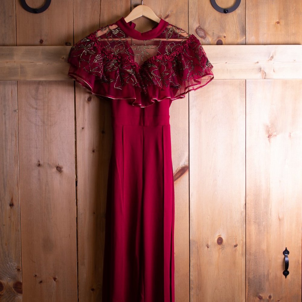 Wine Jumpsuit